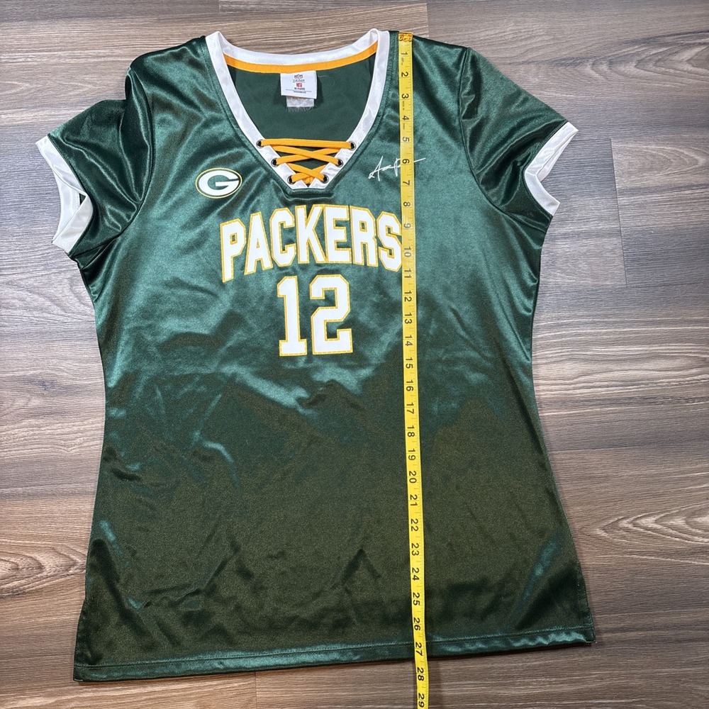 Green Bay Packers Women's Football Jersey Aaron Rodgers #12 NFL Team Apparel - Picture 5 of 5